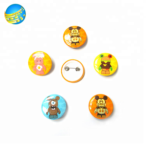 In Offset Nụ Cười Kim Loại Tùy Chỉnh Pin Huy Hiệu Nút Với Pin An Toàn - Product Image 6