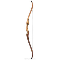 Tir à l'arc long noir, chasseur noir, grand nœud, pour la chasse, 60lb, livraison gratuite F172 rf & LH