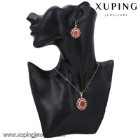 Xuping-pendientes de gota de oro multicolor con imán, conjunto de joyería geométrica, 64236