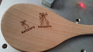 Co2 máquina de marcado láser <span class=keywords><strong>para</strong></span> madera/vidrio/plástico/cuero, grabador láser con software ezcad - Product Image 5