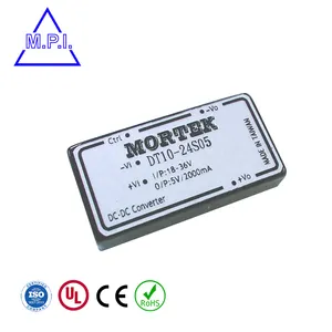 10W DIP ingresso 48V di uscita 24V DC DC converter