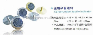 Diseño moderno Carborundum Top Acero inoxidable Perno táctil y tira indicadora antideslizante - Product Image 3