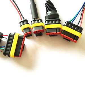 1 <span class=keywords><strong>2</strong></span> 3 4 5 6针路防水电连接器1.5毫米系列端子热收缩快锁线束20-16 AWG 20厘米 - Product Image 2