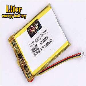 Connector 1,25-3 p lithium polymer batteries 504050 3,7 V 1500 mAh Li-polymer battery LiPo battery with wire lead - Product Image 3