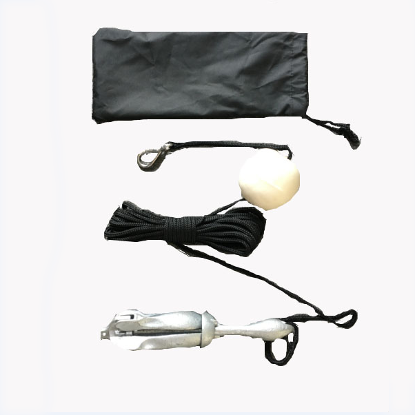 Горячеоцинкованный 1,5 кг складной якорь для лодки рыболовный каяк складной якорь