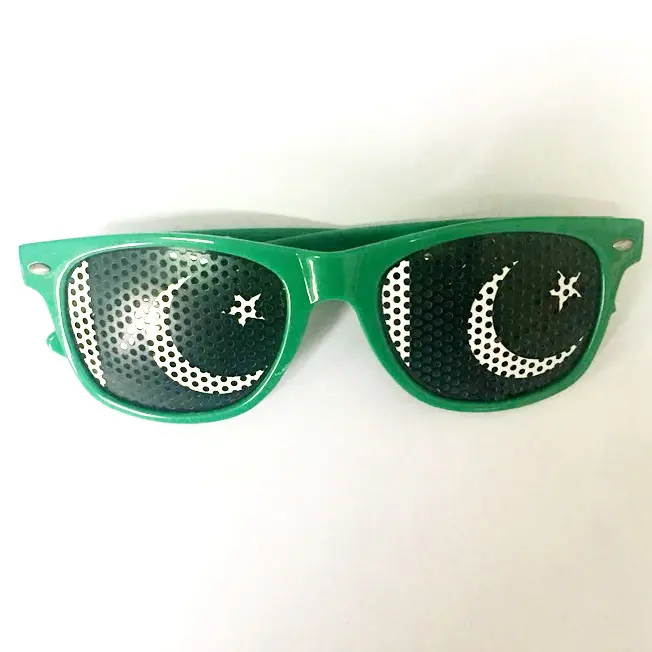 2018 China Factory Pinhole Glasses Pinhole sticker Glasses, Pinhole sticker Sunglasses of Pakistan Flag