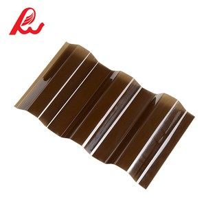 Matériau <span class=keywords><strong>de</strong></span> toiture Tôle ondulée en <span class=keywords><strong>polycarbonate</strong></span> traitée aux <span class=keywords><strong>UV</strong></span> ignifuge - Product Image 2