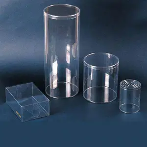 Grote Verpakking Ronde Gift Box Clear Plastic Cilinder Verpakking Plastic Duidelijke Cilinder Verpakking