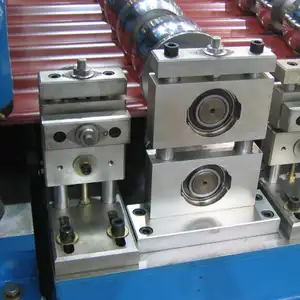 China fornecedores de cor galvanizado chapa de aço r painel de rolo dá forma à máquina