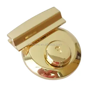 MTTL51 Nhà Máy Trực Tiếp Đồng Thau Túi Cặp Tuck Khóa, Purse Đẩy Ổ Khóa Clasp