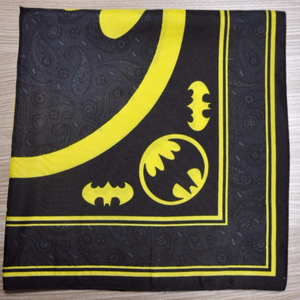 Pas cher polyester carré gros bat man super-héros <span class=keywords><strong>noir</strong></span> cool <span class=keywords><strong>bandana</strong></span> - Product Image 1