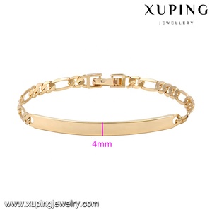 74609 xuping nuovo disegno 18k placcato <span class=keywords><strong>oro</strong></span> del braccialetto del bambino - Product Image 5