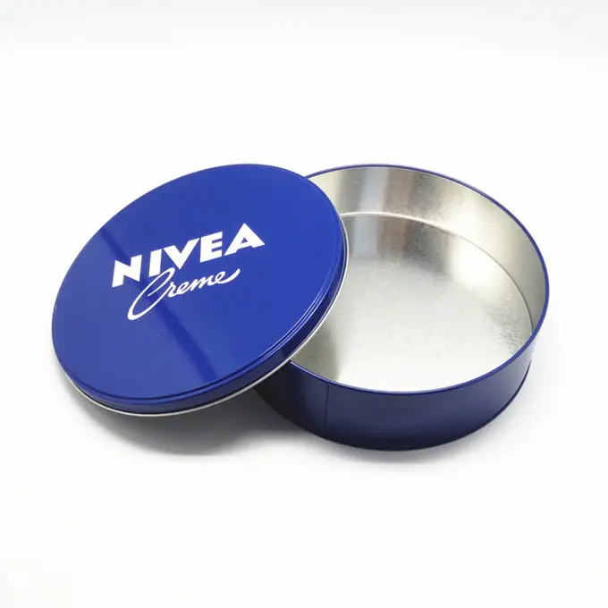Good Quality Airtight Storage Candy Snack Chips Tea Packaging Jar Metal Round Coffee Sugar Storage Coffee cosmetic tea Tins Cans