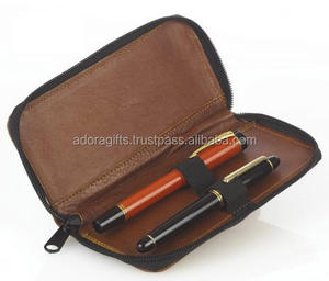 Funda de cuero genuino para bolígrafo - Product Image 1