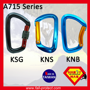 25KN Screw Lock Rock Climbing Mountaineer Aluminum Carabiner - Product Image 5