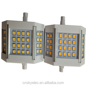 Lampe <span class=keywords><strong>LED</strong></span> <span class=keywords><strong>R7s</strong></span> à intensité variable SKY Factory 10W J78 180 degrés 85-265V 78mm Corps en aluminium Remplace les lampes halogènes pour usage résidentiel - Product Image 4