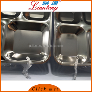 Vente chaude 2017 <span class=keywords><strong>amazon</strong></span> alimentaire personnalisé plateaux, acier inoxydable <span class=keywords><strong>plateau</strong></span>-<span class=keywords><strong>repas</strong></span> - Product Image 5