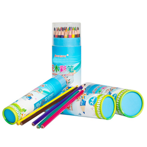 Alta calidad 12 <span class=keywords><strong>colores</strong></span> <span class=keywords><strong>Reciclaje</strong></span> <span class=keywords><strong>de</strong></span> plástico lápiz <span class=keywords><strong>de</strong></span> color en <span class=keywords><strong>el</strong></span> tubo <span class=keywords><strong>de</strong></span> papel <span class=keywords><strong>de</strong></span> dibujo - Product Image 4