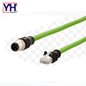 <span class=keywords><strong>Brochage</strong></span> Personnalisé De Haute Qualité M12 Mâle À Rj45 <span class=keywords><strong>Ethernet</strong></span> Câble Adaptateur - Product Image 5