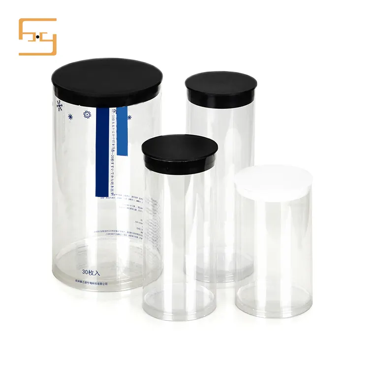 2019 New Design Supplier clear plastic cylinder box Cylinder Packaging