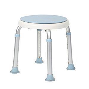 <span class=keywords><strong>Silla</strong></span> de <span class=keywords><strong>ducha</strong></span> <span class=keywords><strong>giratoria</strong></span> de 360 grados, taburete de <span class=keywords><strong>ducha</strong></span> ajustable sin herramientas, <span class=keywords><strong>silla</strong></span> de bañera y banco de asiento de bañera con puntas de goma antideslizantes - Product Image 2