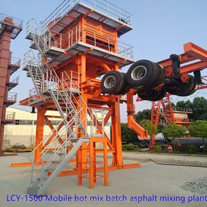 Anne Hot-selling alibaba factory LCY-1000 asphalt bitumen hot mix batch Mixing Plant with 80TPH production capacity