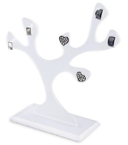 ที่ตั้งโชว์เครื่องประดับเงินขนาดเล็กผลิตจากไม้และสเตนเลสสตีลสำหรับสร้อยคอกำไลสำหรับร้านค้าปลีก - Product Image 4