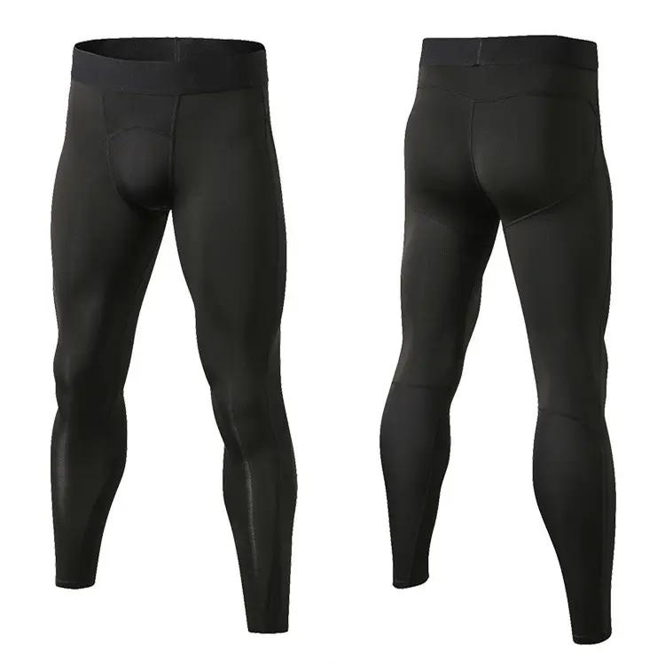 Cheap quick dry elastic custom men's Workout Leggings tight sport pants