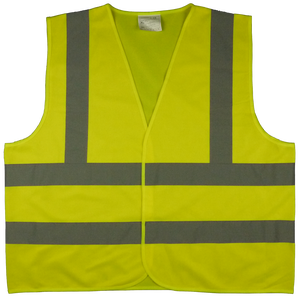 Gilet de sécurité réfléchissant de base, design <span class=keywords><strong>simple</strong></span>, gilet haute visibilité pour la construction et la circulation - Product Image 2