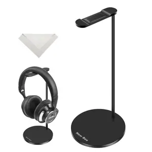 China manufacturer wholesale high quality black /silver metal headset stand headphone holder