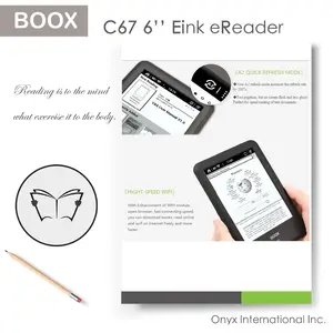 6.0 "layar Eink hot penjualan ebook reader menghindari kelelahan mata anda