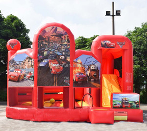 Partido caliente de la venta personalizada Combo gorila inflable con tobogán para niños Juego salto caatle - Product Image 2