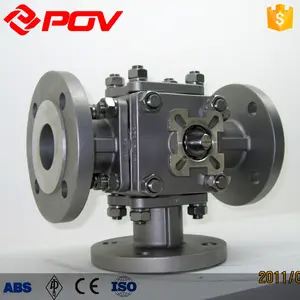 Flange ball valve stainless steel 3 way ball valve