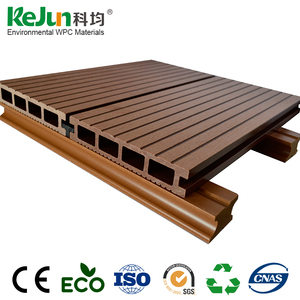 Fábrica laminado WPC jardín antideslizante plástico de madera cubiertas hueco <span class=keywords><strong>pisos</strong></span> de ingeniería - Product Image 5