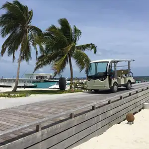 CE-Zertifikat 11 Passagiere Shuttle Transport elektrischer Sightseeing-Bus zu verkaufen