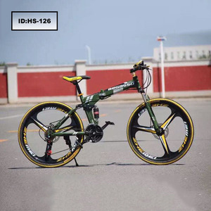 Bicicleta de <span class=keywords><strong>Montaña</strong></span> de 21 Velocidades Directo de Fábrica, Bicicleta de Una Velocidad con Freno de Disco Doble de 26/24 Pulgadas, Bicicleta Plegable para Estudiantes - Product Image 3