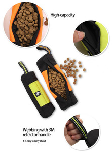Truelove Großhandel Oxford Wasserdichte Wiederverwendbare Haustier-Snacktasche mit Reißverschluss Hochwertige Langlebige Reise-Hundetraining-Leckerli-Tasche - Product Image 3