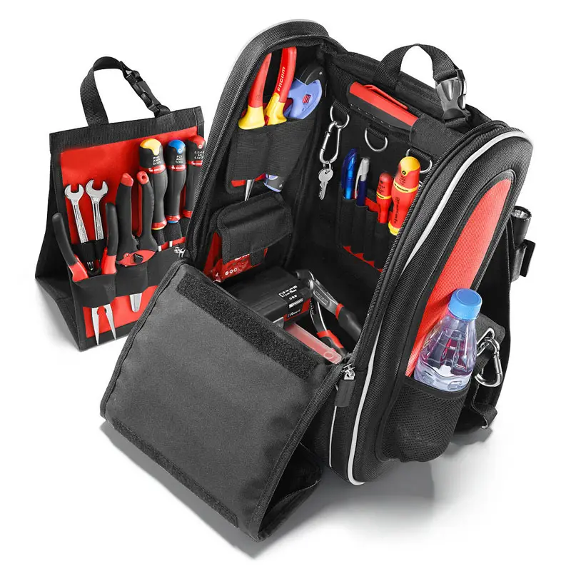 Компактный рюкзак, сумка для хранения инструментов, сверхмощный рюкзак для инструментов электрика
