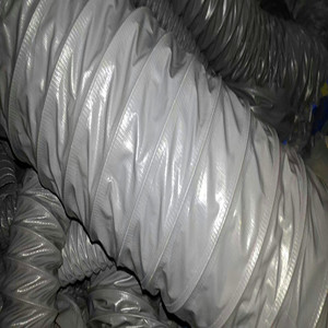 <span class=keywords><strong>Tuyau</strong></span> de <span class=keywords><strong>ventilation</strong></span> industriel rond en PVC <span class=keywords><strong>flexible</strong></span>, léger, renforcé de fil d'acier, diamètre 50-400 mm, longueur 10 m, norme ISO - Product Image 1