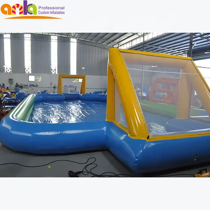 Campo de fútbol acuático inflable de alta calidad, agua de fútbol inflable, juguetes inflables, juegos acuáticos