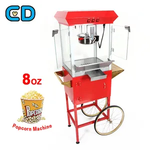 Nostalgia Electrics Old Fashioned Popcorn Maker Cart Retail Popcorn Machine Nostalgia Stainless Steel Kettle Popcorn Cart 8 Oz