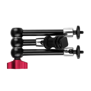 Support de moniteur à 3 bras réglables pour <span class=keywords><strong>studio</strong></span> photo, avec pince pour flash, griffe porte-accessoire et adaptateur d'écran LCD - Product Image 2