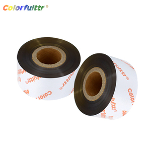 Cintas de transferencia térmica doradas lavables de 110mmX300m, cinta de código de barras de resina de lavado, cera Ttr - Product Image 6