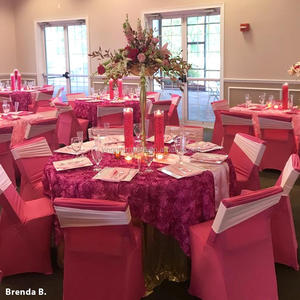 Wedding Bride and Groom <strong>Table</strong> Decoration Cheese Cloth <strong>Table</strong> <strong>Runner</strong> - Product Image 5