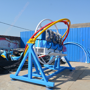 Manège d'intérieur pour enfants, jeu de fête foraine, manège d'<span class=keywords><strong>occasion</strong></span> Spaceball, manège gyroscope humain - Product Image 4