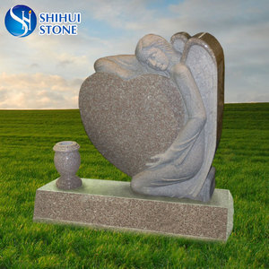 Économique et efficace statue ange gardien pierre tombale du fournisseur de La Chine - Product Image 5