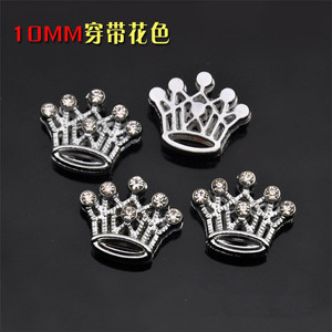 10MM personalizado DIY hecho a mano aleación corazón flor Rhinestone encantos flotantes para Collar de perro - Product Image 4