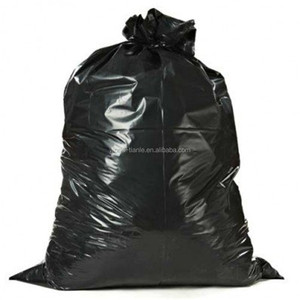 3 Mil 38x58 Large heavy duty plastic black contractor trash bag garbage bag