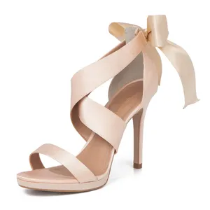 Summer fashion new design show 15 cm sexy high heel with platform women sandal wholesale custom shoes