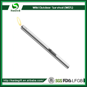 BARBACOA Encendedor de Gas <span class=keywords><strong>Butano</strong></span> <span class=keywords><strong>A</strong></span> Prueba de Viento de Plata De Aluminio Conveniente Para El Hogar Al Aire Libre de Picnic - Product Image 3